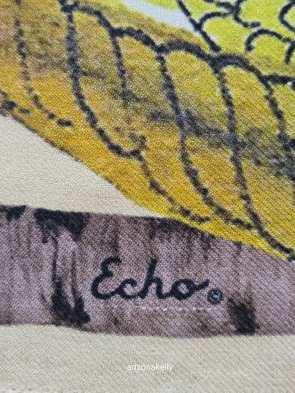 NWOT Echo Wool & Silk Large Square Scarf Owls Hoot Bird